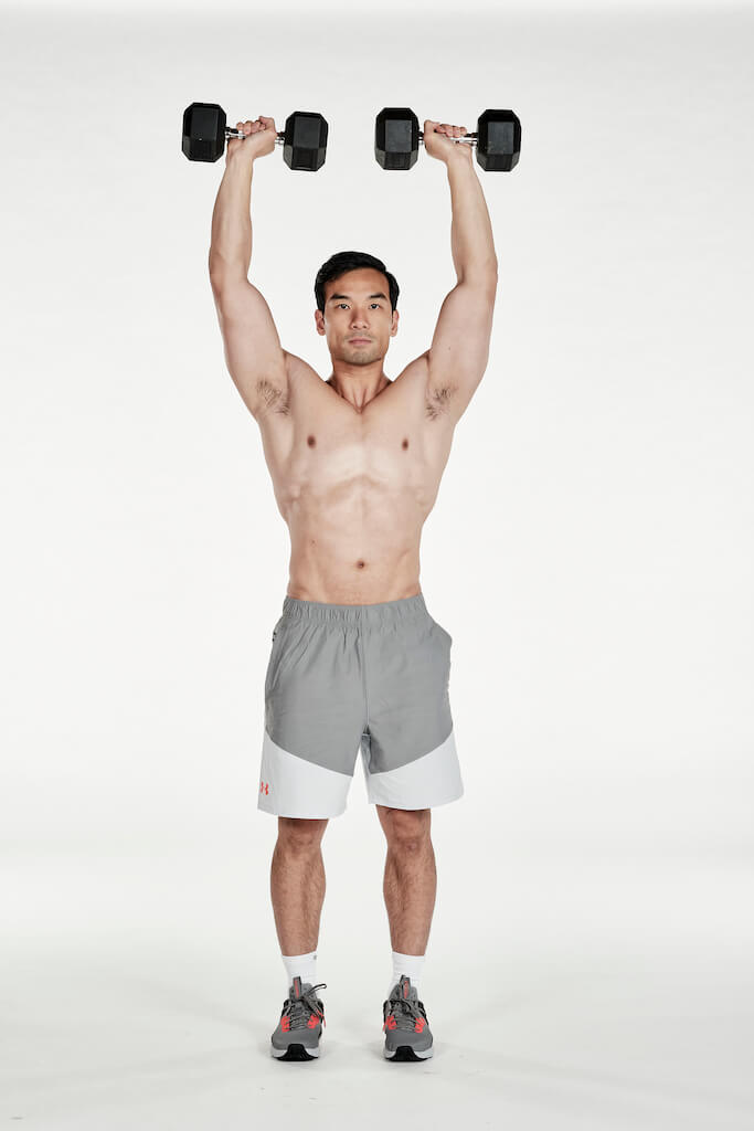 Work Your Obliques With The Overhead Saxon Bend | Men's Fitness UK