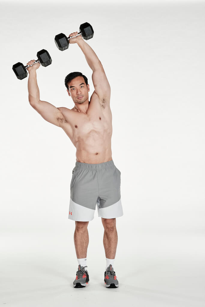 Work Your Obliques With The Overhead Saxon Bend | Men's Fitness UK