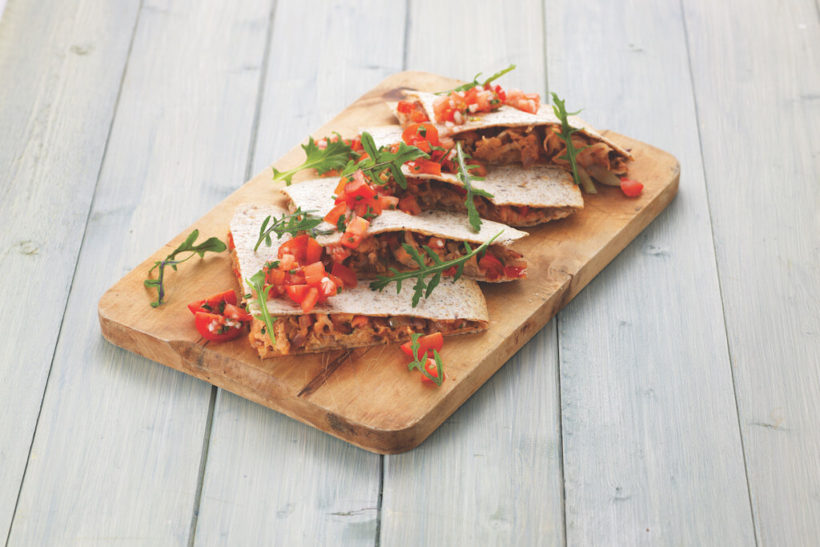 Quick & Healthy Recipes: Pulled Pork Quesadilla