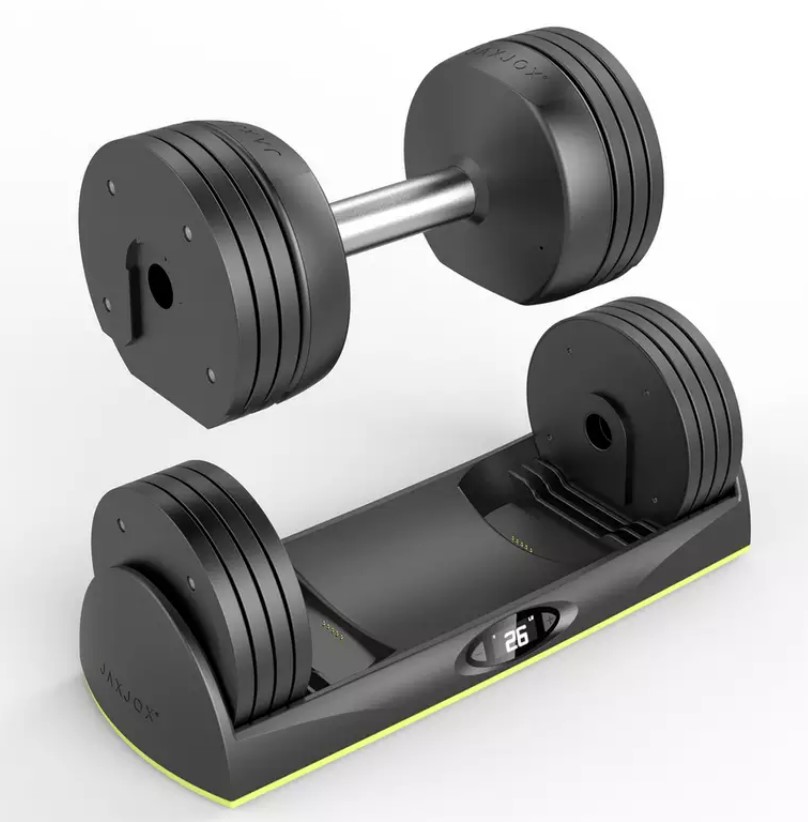 JaxJox adjustable dumbbell and digital docking station