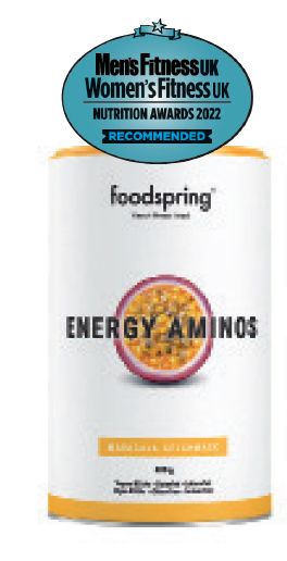 foodspring energy aminos men's fitness and women's fitness nutrition awards results 2022