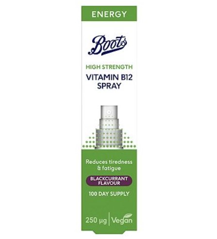 Boots Vitamin B12 spray box