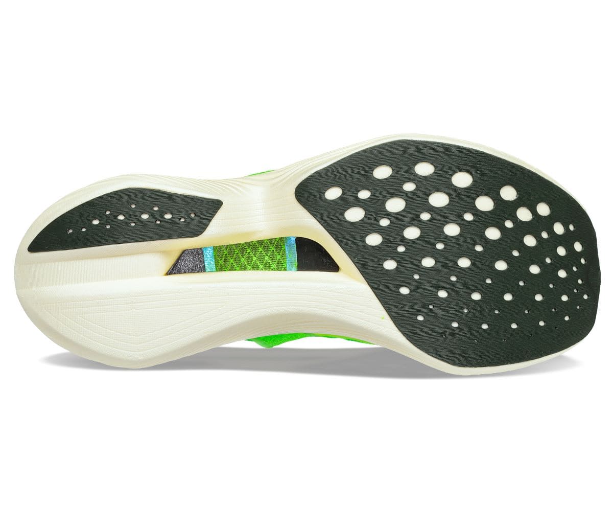 saucony endorphin elite green trainer outsole