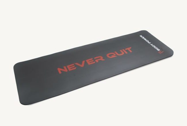 Bodypower Never Quit exercise mat best cheap home gym equipment