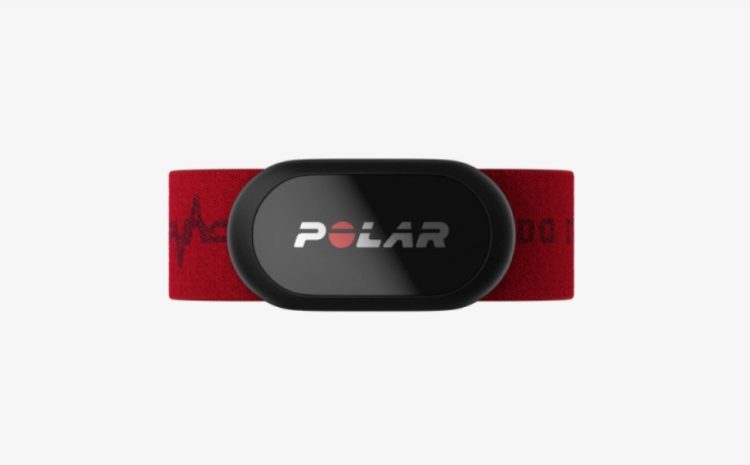 A Polar H10 heart rate monitor