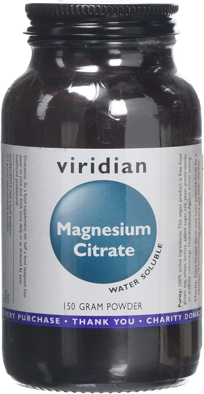 viridian magnesium citrate best supplements