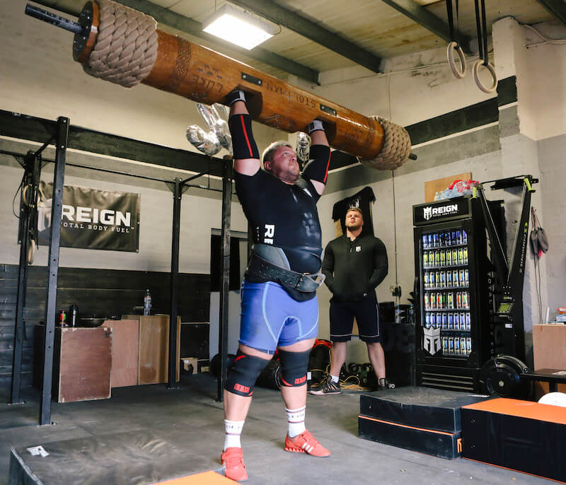 Tom and Luke Stoltman training together 