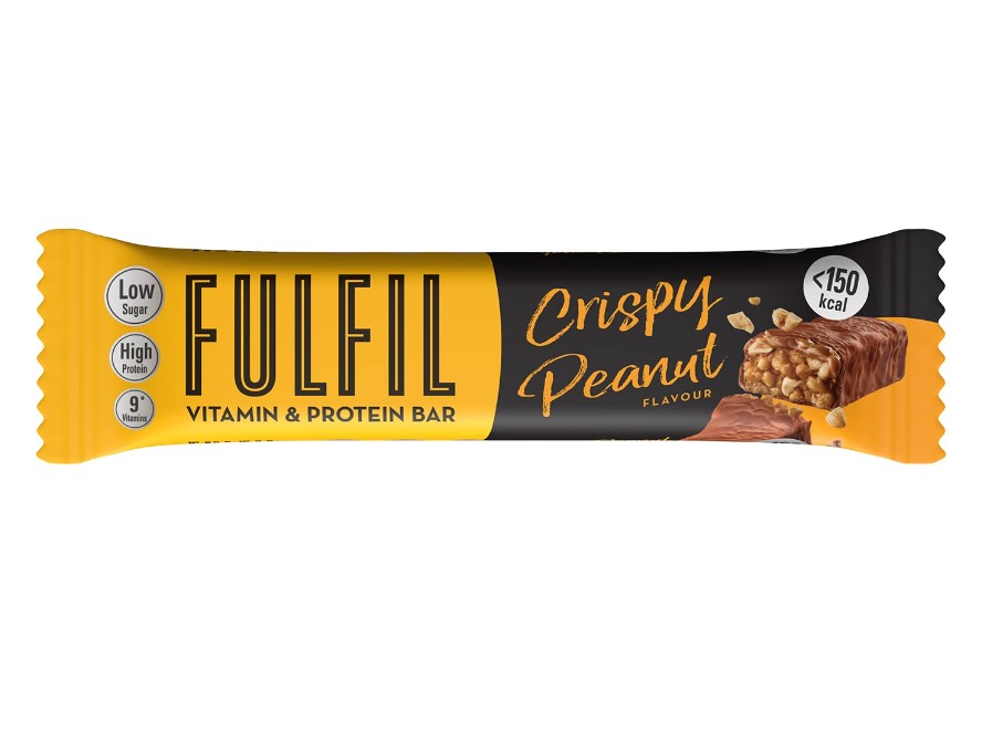 Product shot of a Fulfil protein bar