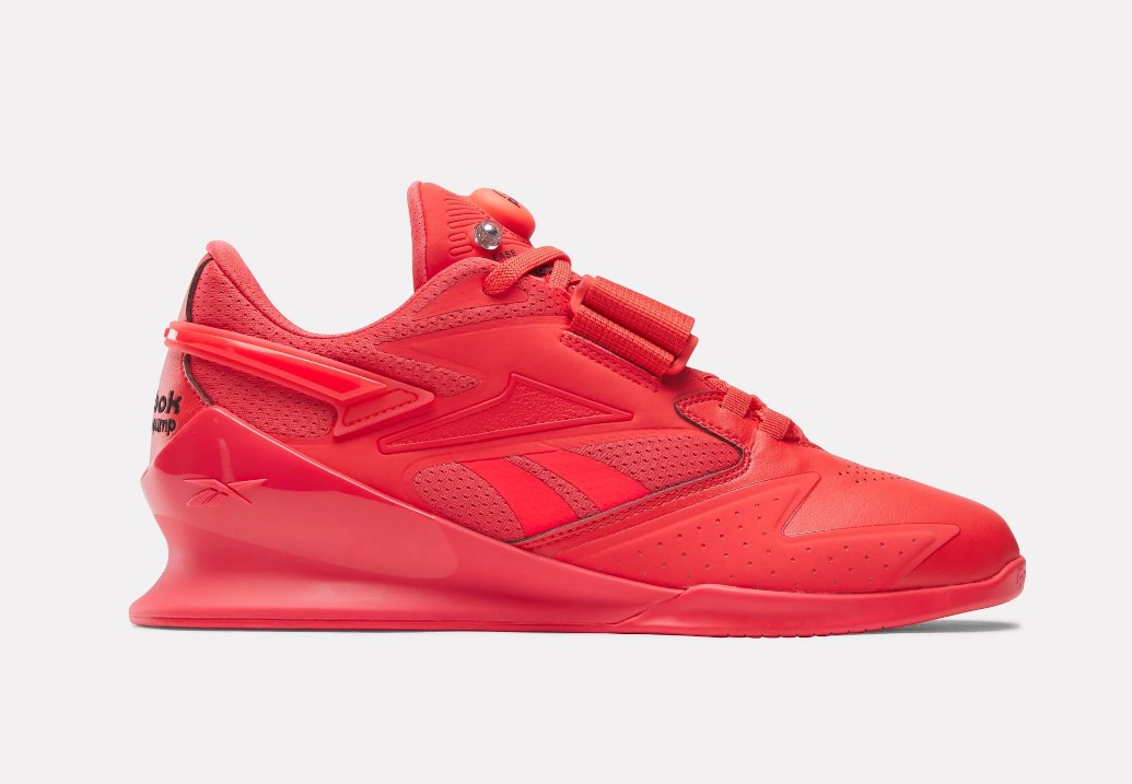 Product shot of a Reebok weight lifting shoe