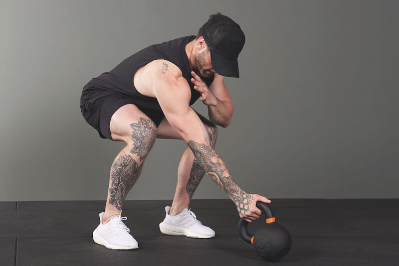 mirafit soft touch cast iron kettlebell