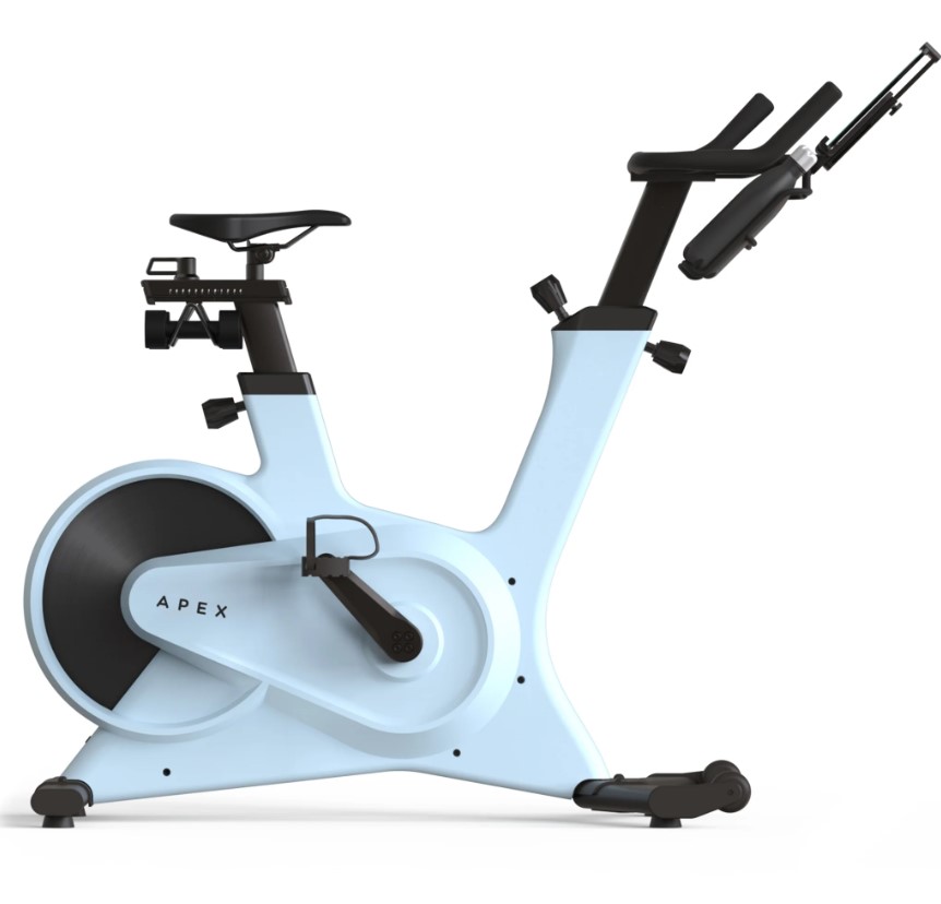 Product shot of an indoor exercise bike