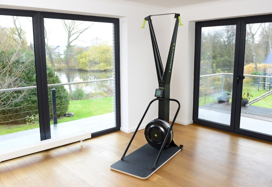 Product shot of a SkiErg cardio machine