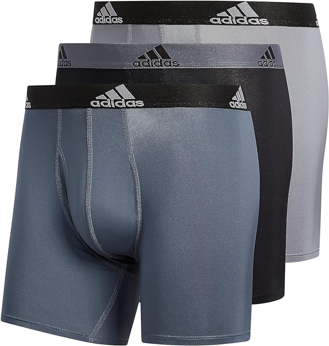 adidas Men's Performance Boxer Brief Underwear (3-Pack)