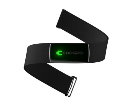 Product shot of a Coospo heart rate monitor