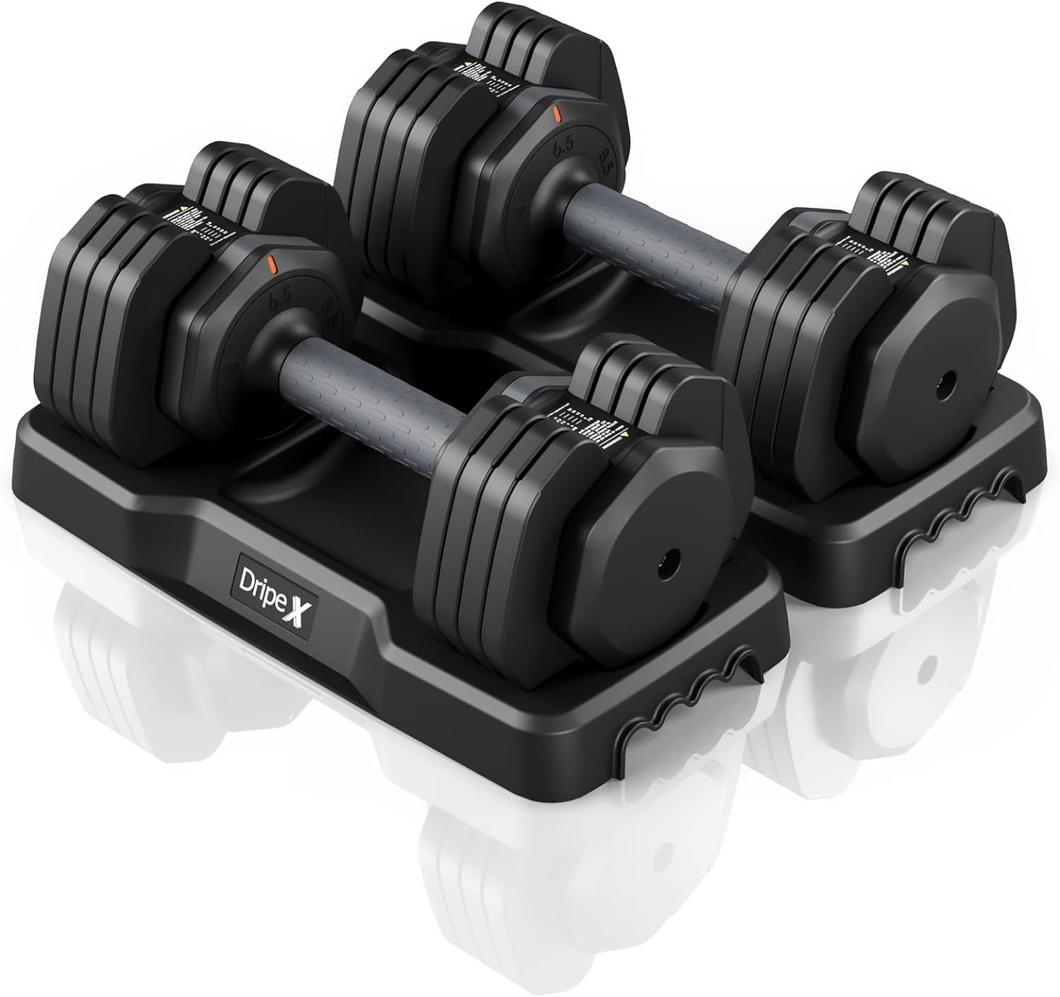 Dripex Adjustable Dumbbell Pair