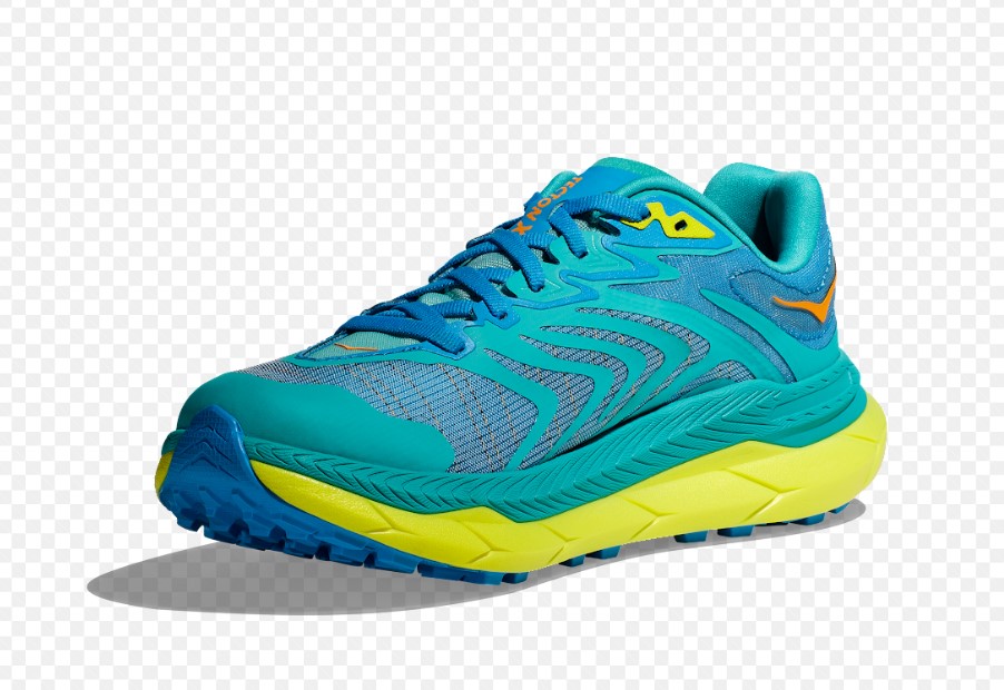 Product shot of a Hoka Tecton X2 running shoe