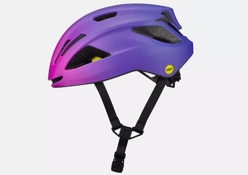 Product shot of a Specialized bike helmet