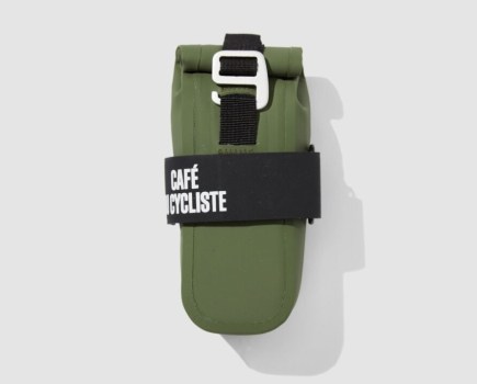 Product shot of a saddle tool bag
