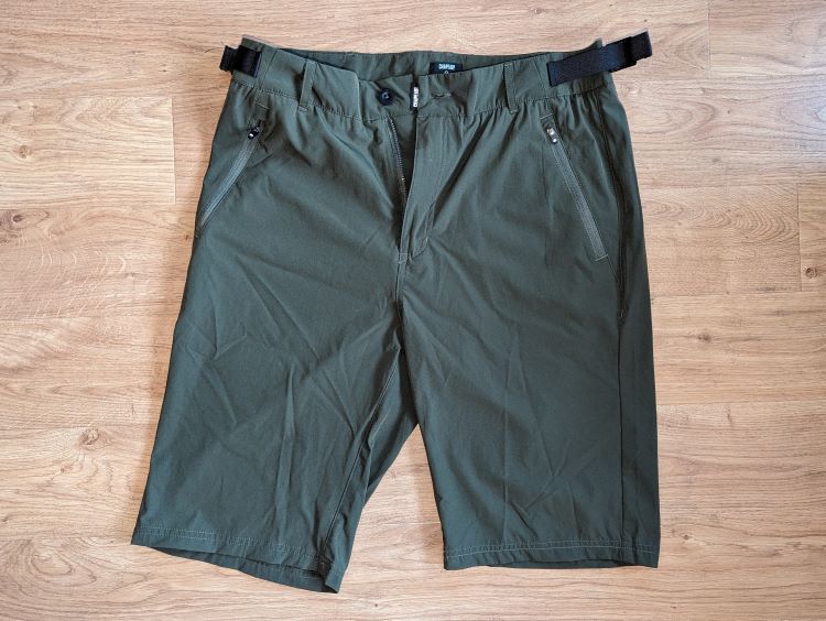 Product shot of cycling shorts