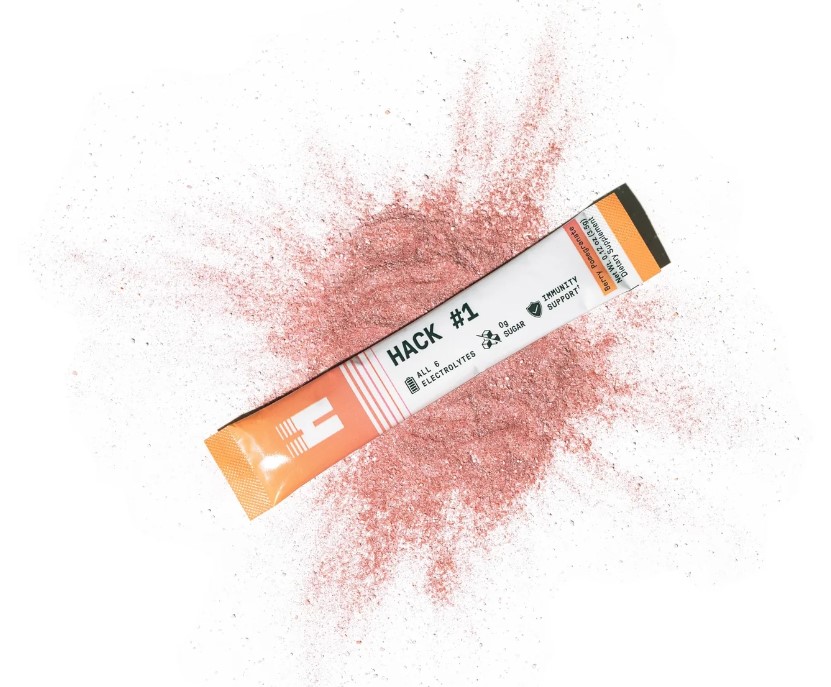 Product shot of Human electrolyte powder