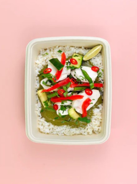 Product shot of food from a meal delivery service
