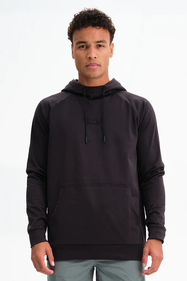 Man wearing Reflo Lapter Hoodie