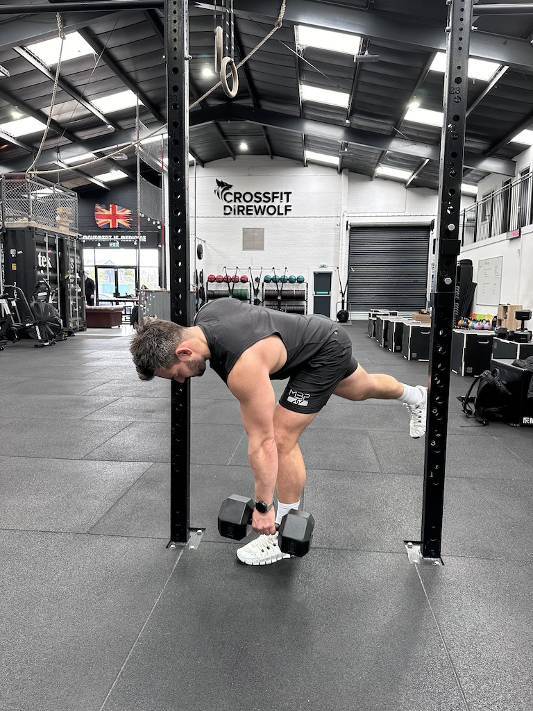 Single-leg RDL exercise