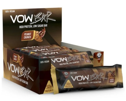 Product shot of protein bar box