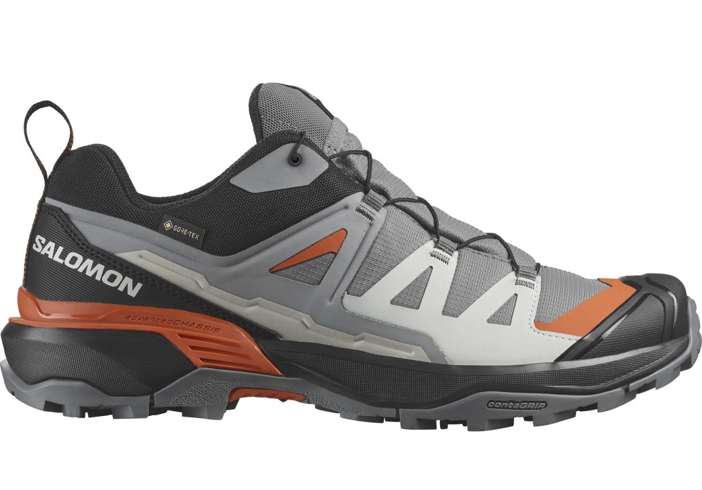 Product shot of a Salomon hiking shoe