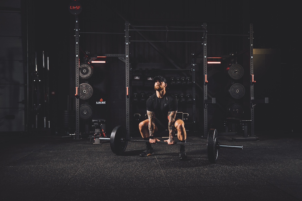 Anthony Stazicker demonstrating how to do a sumo deadlift high pull