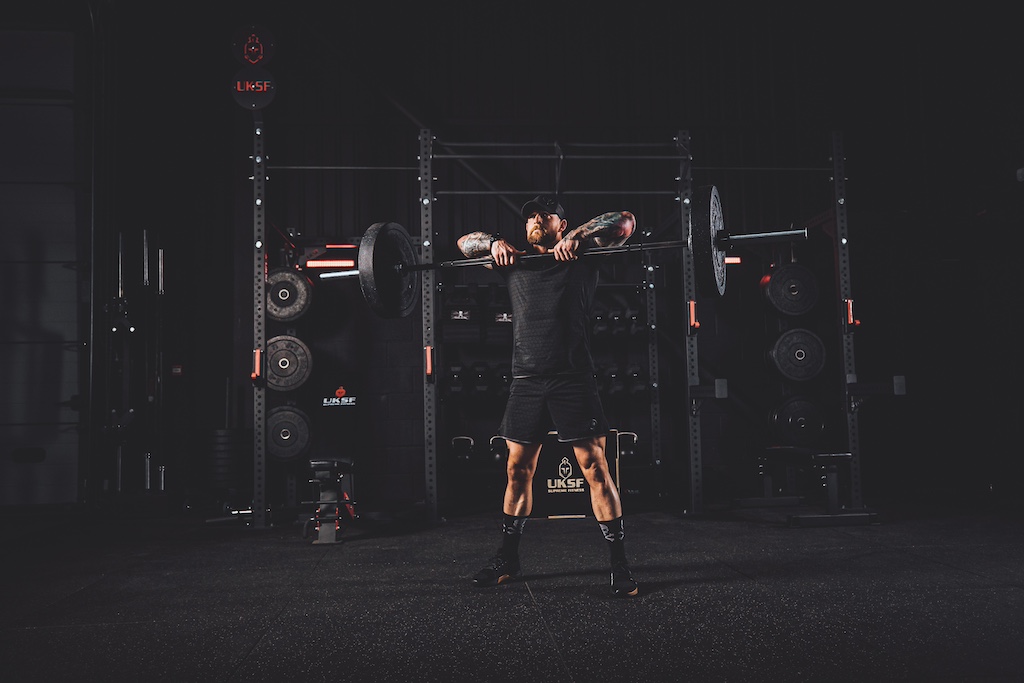 Anthony Stazicker demonstrating how to do a sumo deadlift high pull