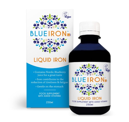 Product shot of iron supplement