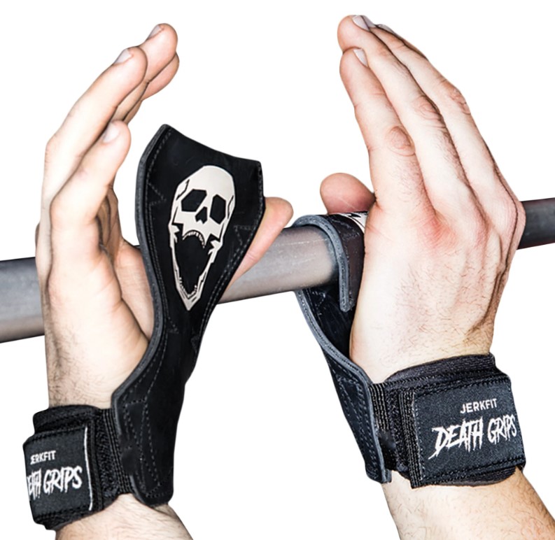 Product shot of JerkFit Death Grip lifting straps