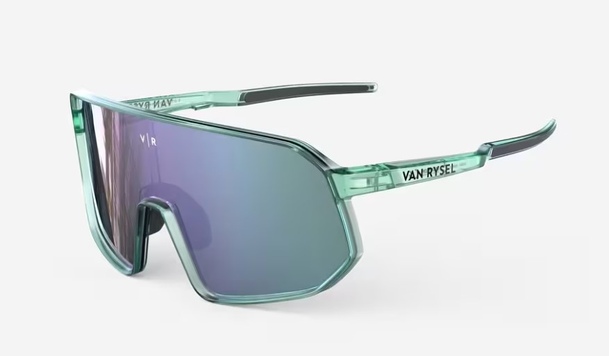 Product shot of Van Rysel cycling glasses