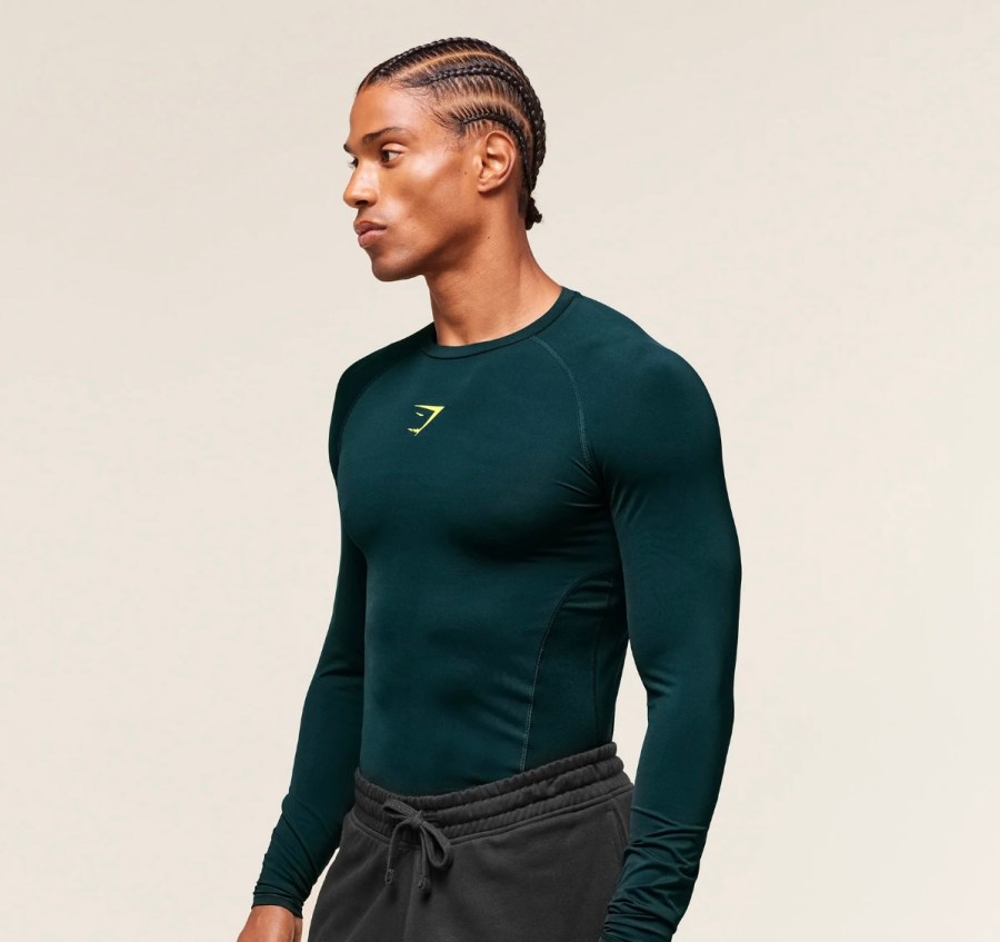Product shot of a Gymshark base layer