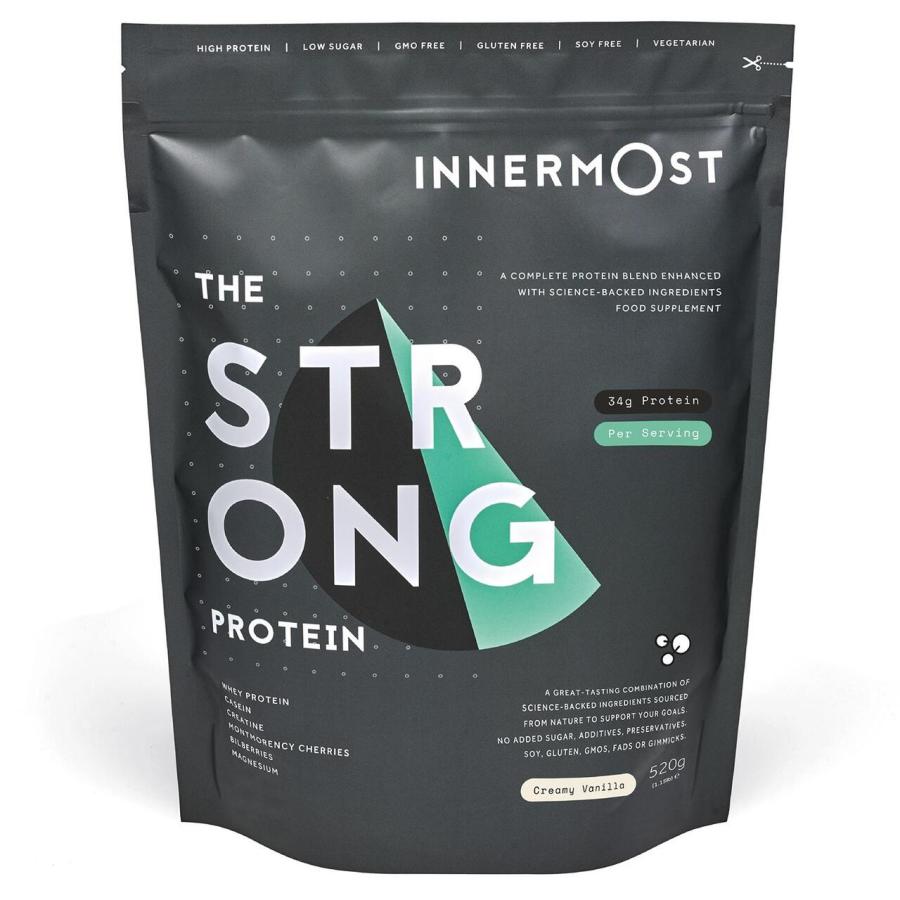 Product shot of protein powder bag