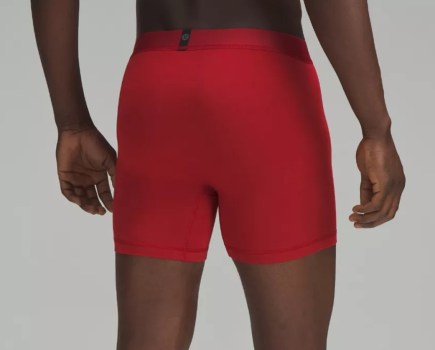 Close-up of a man wearing sports boxers