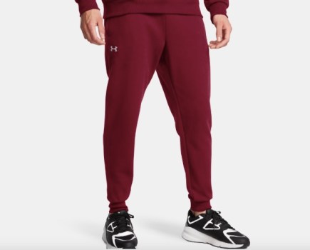 Product shot of a pair of men's joggers