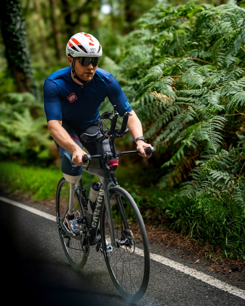 Billy puts his bike through his paces