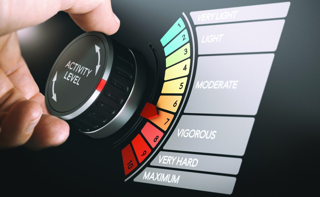Start slowly and gradually increase your exercise intensity