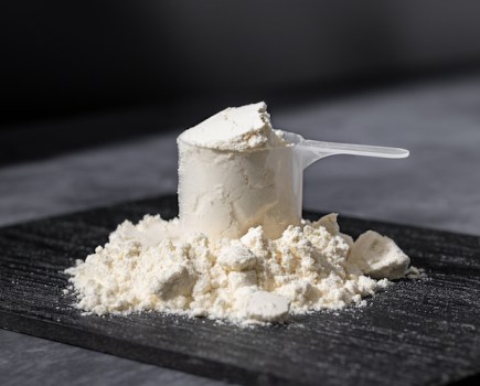 Scoop of protein powder