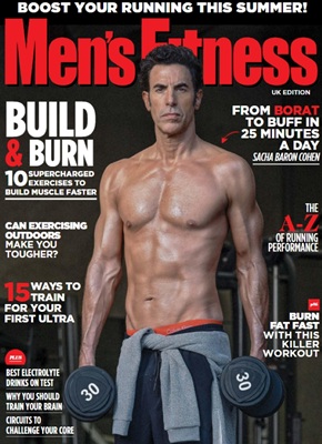 Men's Fitness cover issue 2245 with Borat 2025