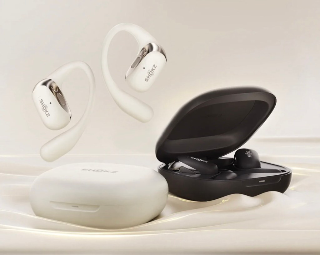 Product shot of earbuds