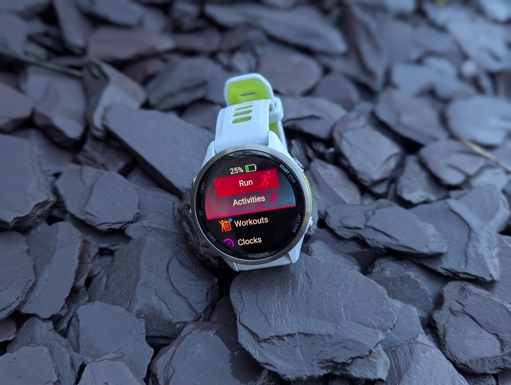 garmin forerunner 970 run tracking screen