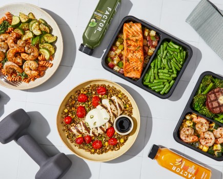 Grilled Chicken Caprese Grain Bowl (Plated)