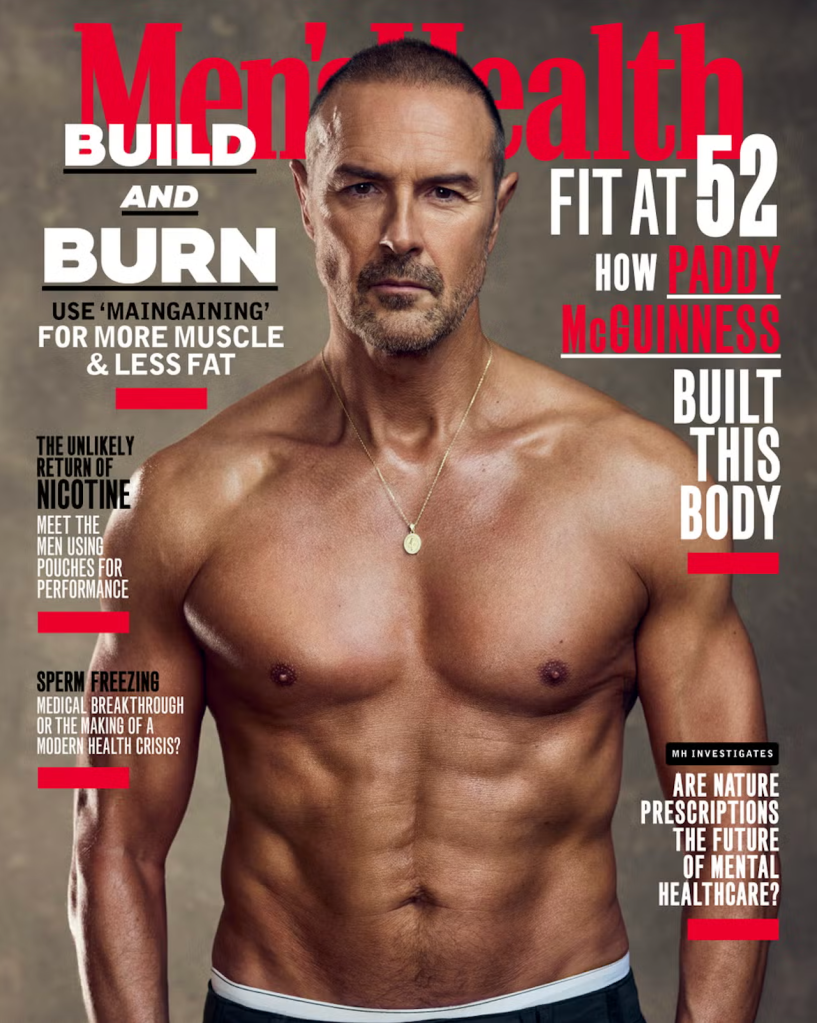 Paddy McGuinness, on the cover of Men's Health.