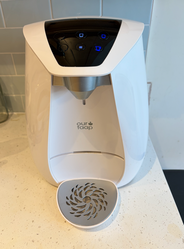 The Our Taap system delivers consistent quality hot and cold water