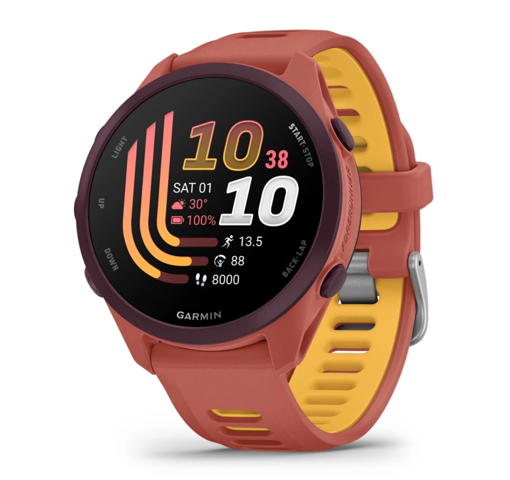 Product shot of Garmin fitness watch